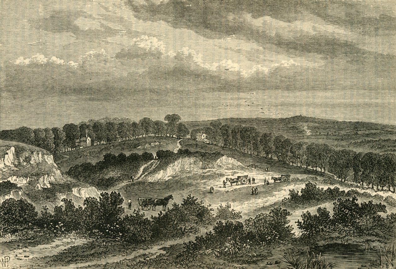 Hampstead Heath w 1840 r., ok. 1876 r. autorstwa Unbekannt