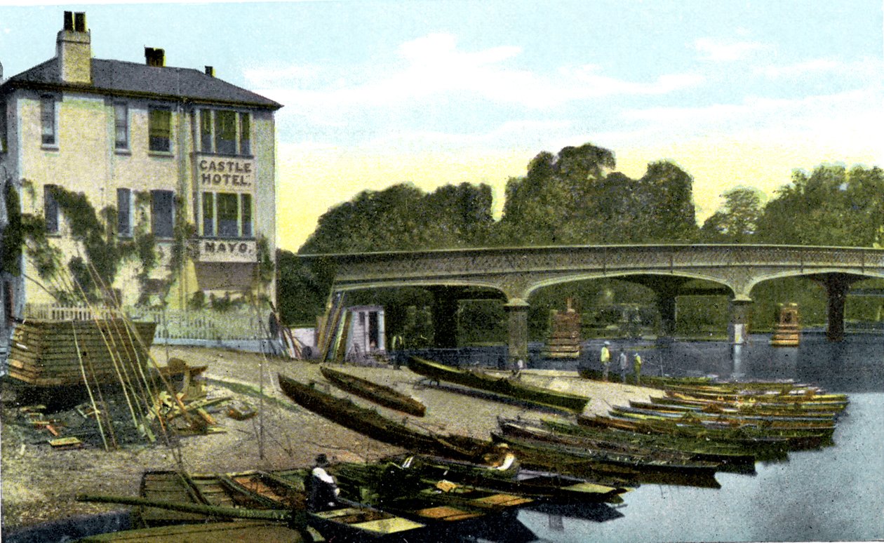 Hampton Court Bridge, Londyn, XX wiek autorstwa Unbekannt