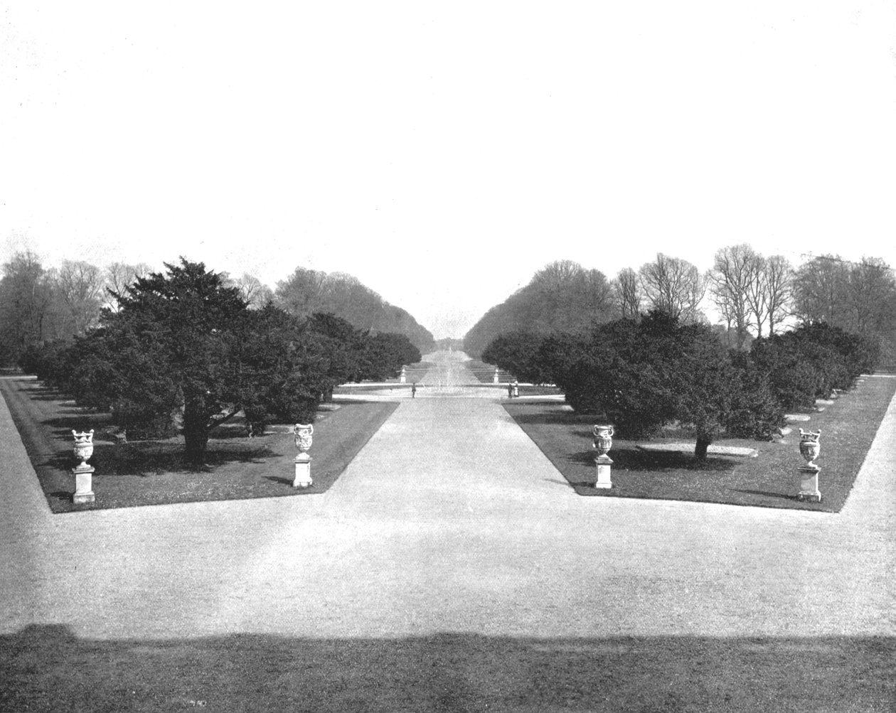 Ogrody pałacowe Hampton Court, Richmond, Londyn, 1894 r. autorstwa Unbekannt