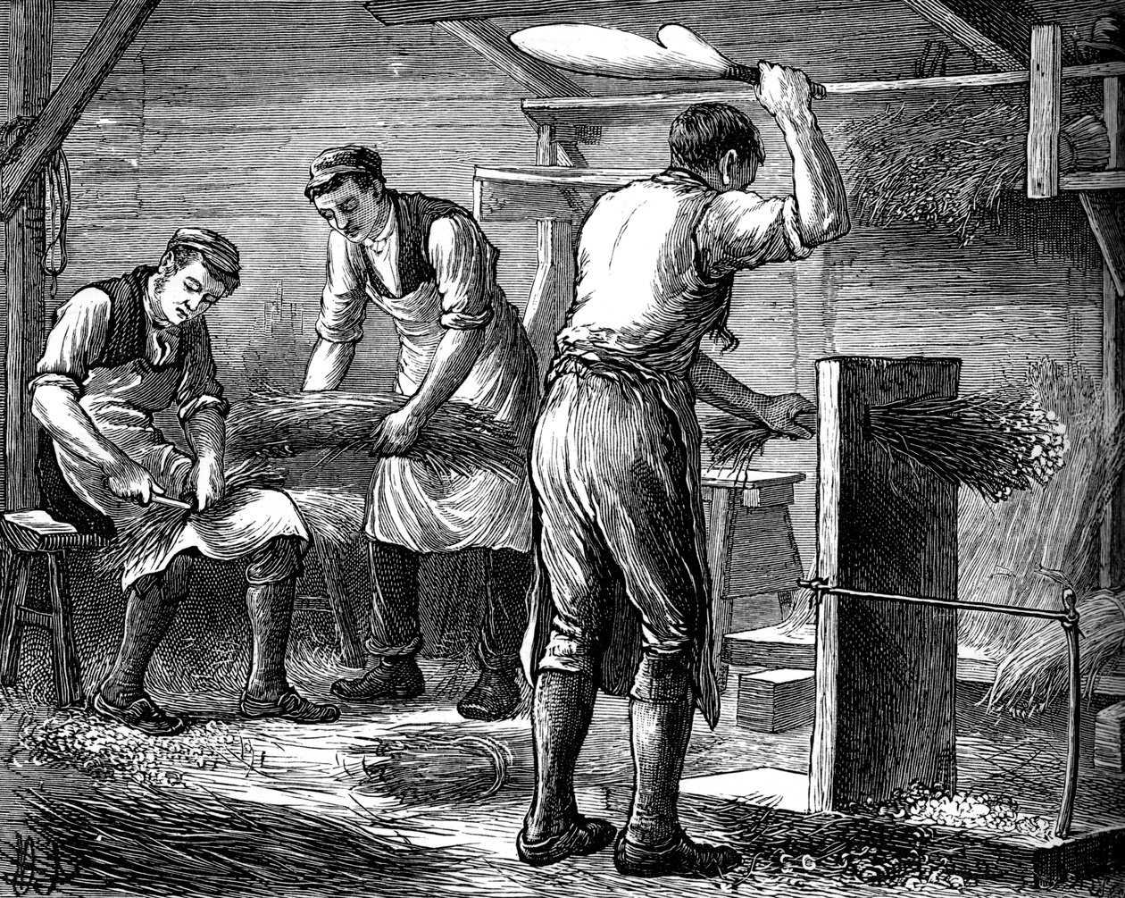 Ręczni rzeźnicy przy pracy, ok. 1880 r. autorstwa Unbekannt