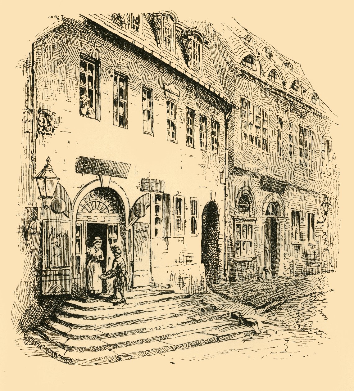 Miejsce urodzenia Handelsa, Halle, Saksonia, 1907. autorstwa Unbekannt