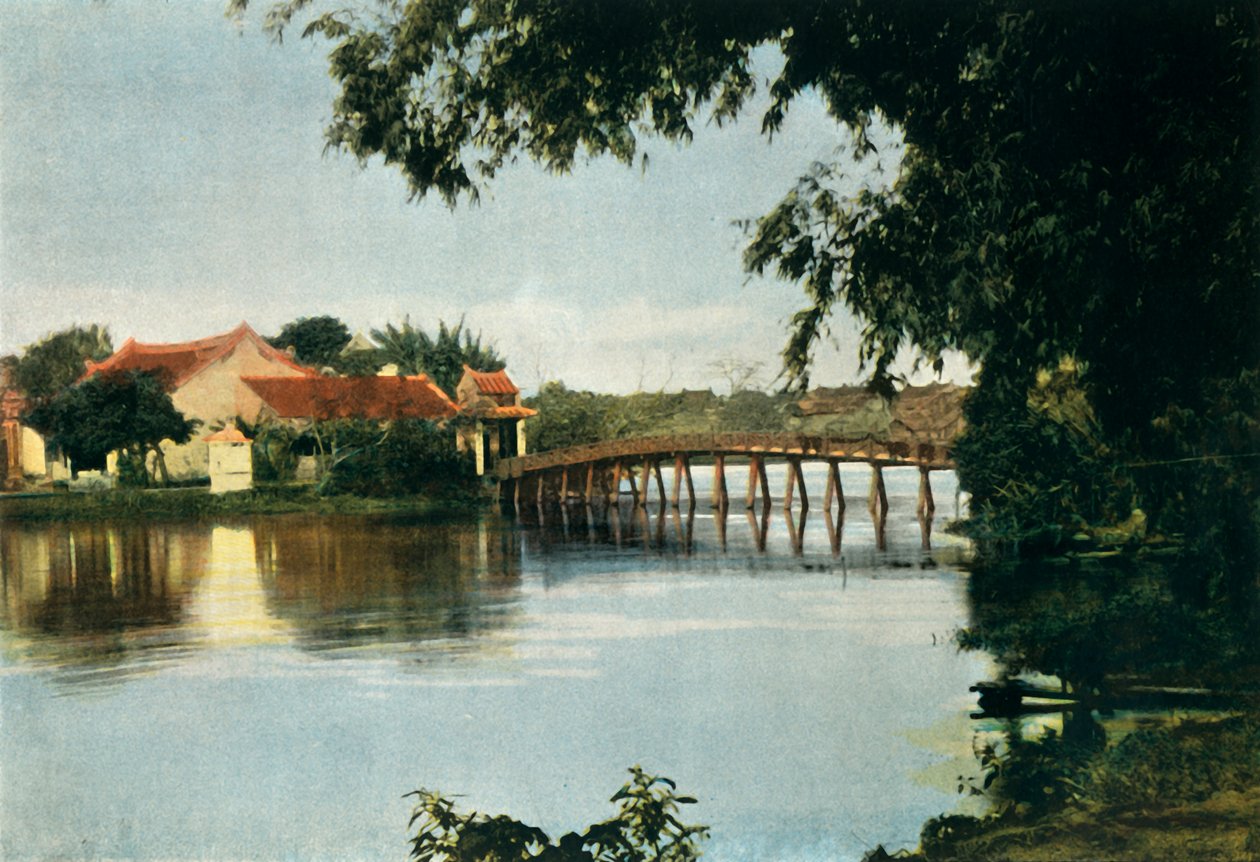 Ha Noi. Małe jezioro w Hanoi. Małe jezioro, 1900. autorstwa Unbekannt
