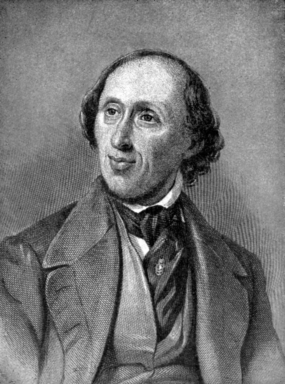 Hans Christian Andersen 1805-1875, duński autor autorstwa Unbekannt