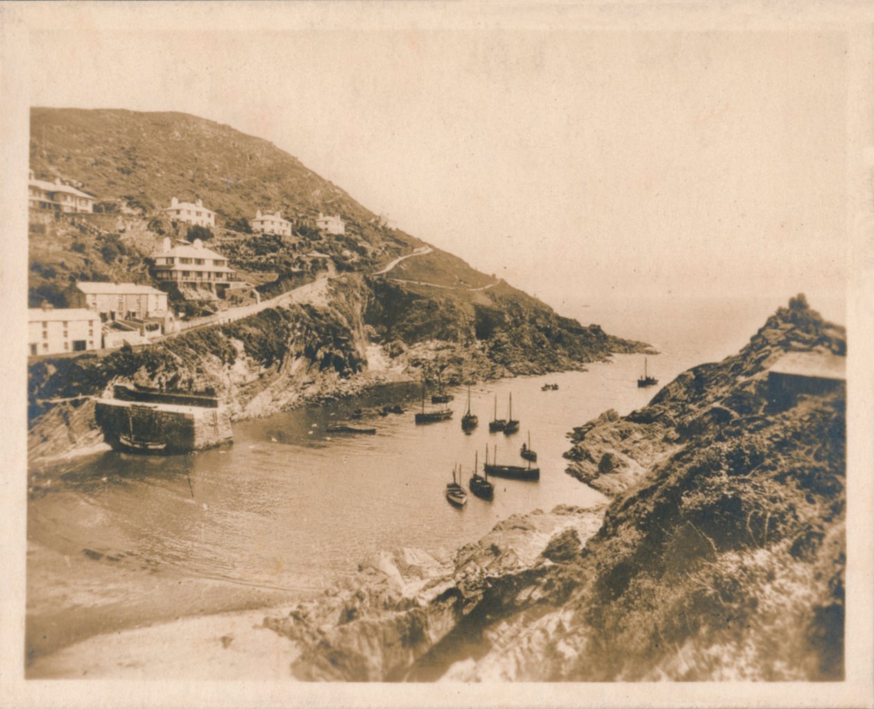 Portowe Usta - Polperro, 1927 autorstwa Unbekannt