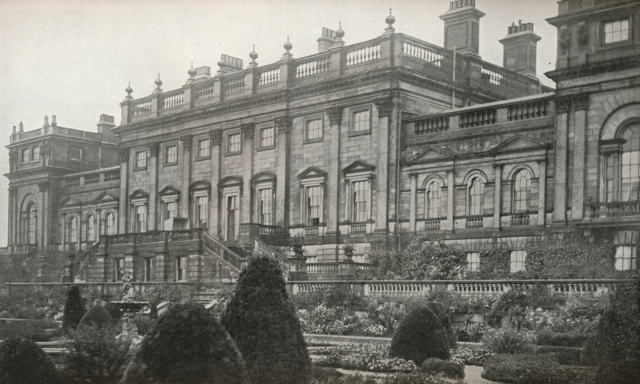 Harewood House, rezydencja Rt. Kochanie. Hrabia Harewood, c1913 autorstwa Unbekannt