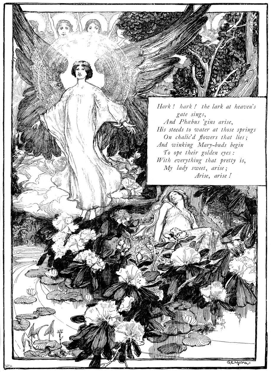 Słuchać uważnie! Skowronek, 1895 autorstwa Unbekannt