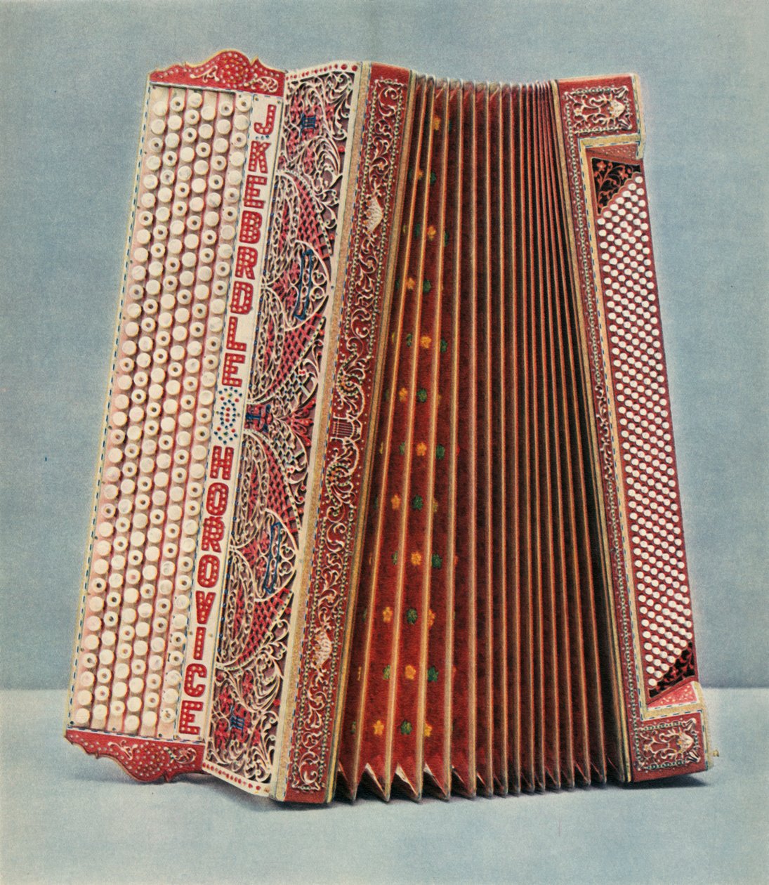 Harmonijka ustna wykonana przez Josepha Kebrdle, Horovice, 1948. autorstwa Unbekannt