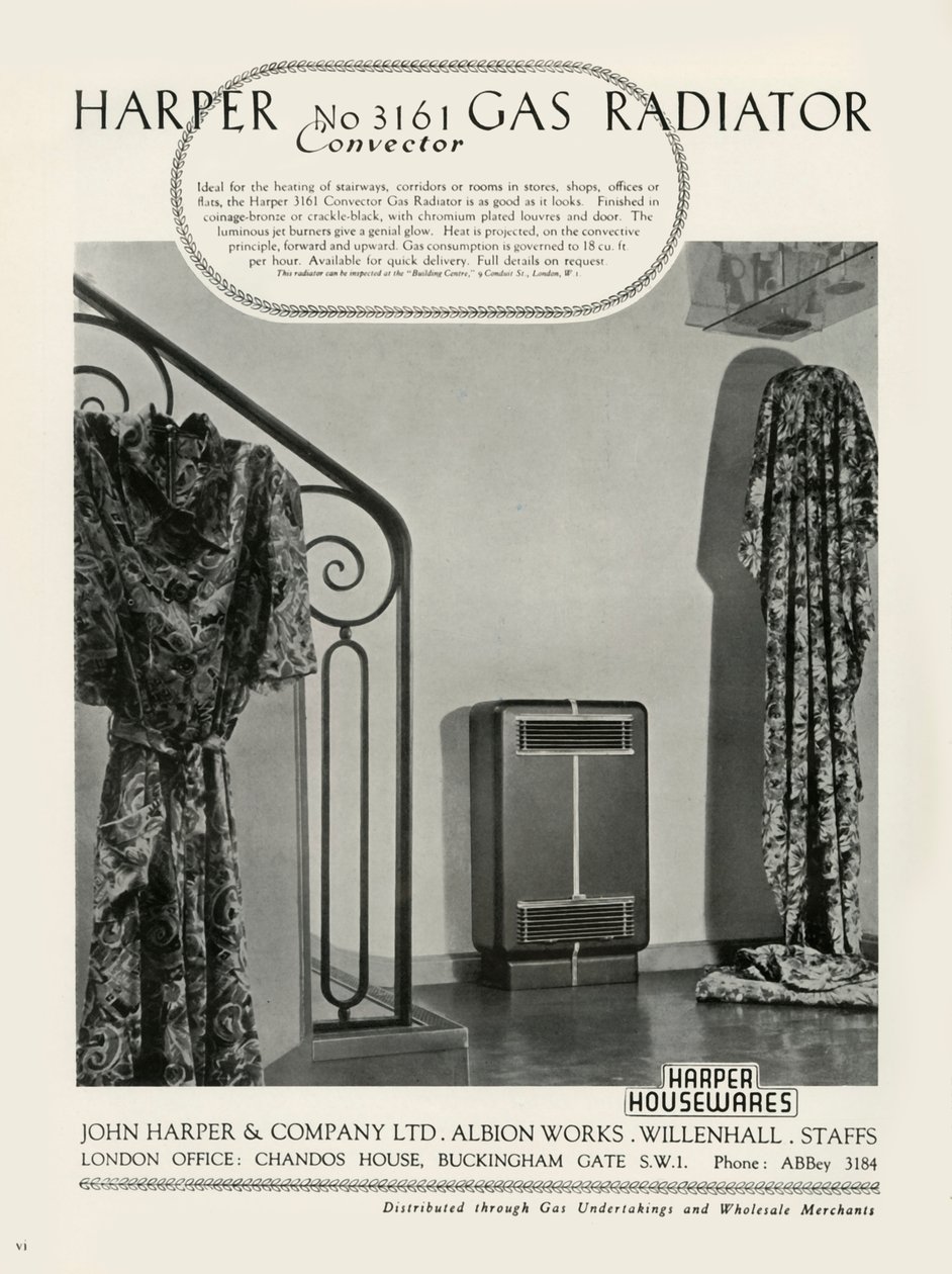 Harper nr 3161 Konwektorowy grzejnik gazowy - Harper Housewares, 1949. autorstwa Unbekannt