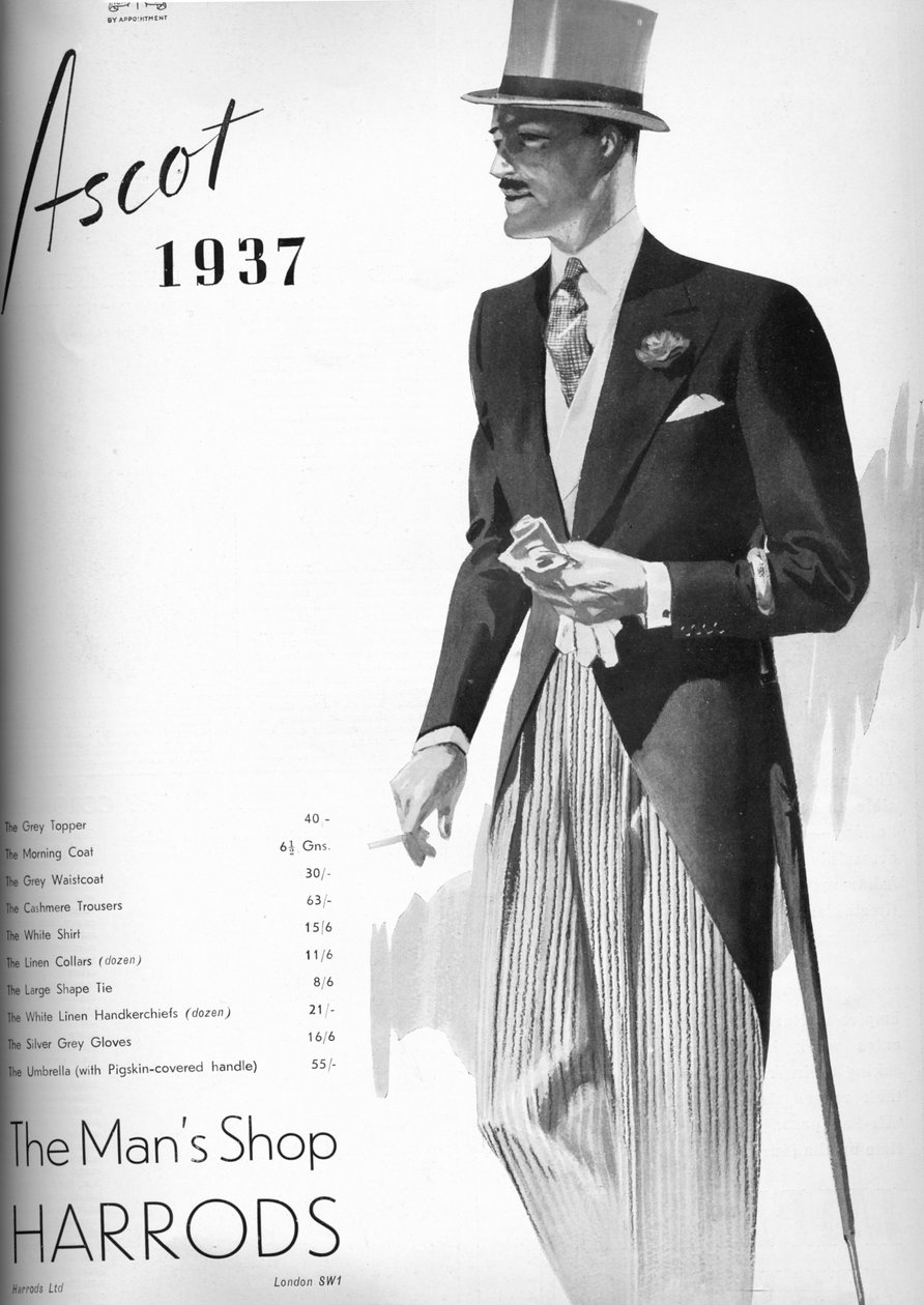 Harrods: The Mans Shop – Ascot 1937, 1937 autorstwa Unbekannt