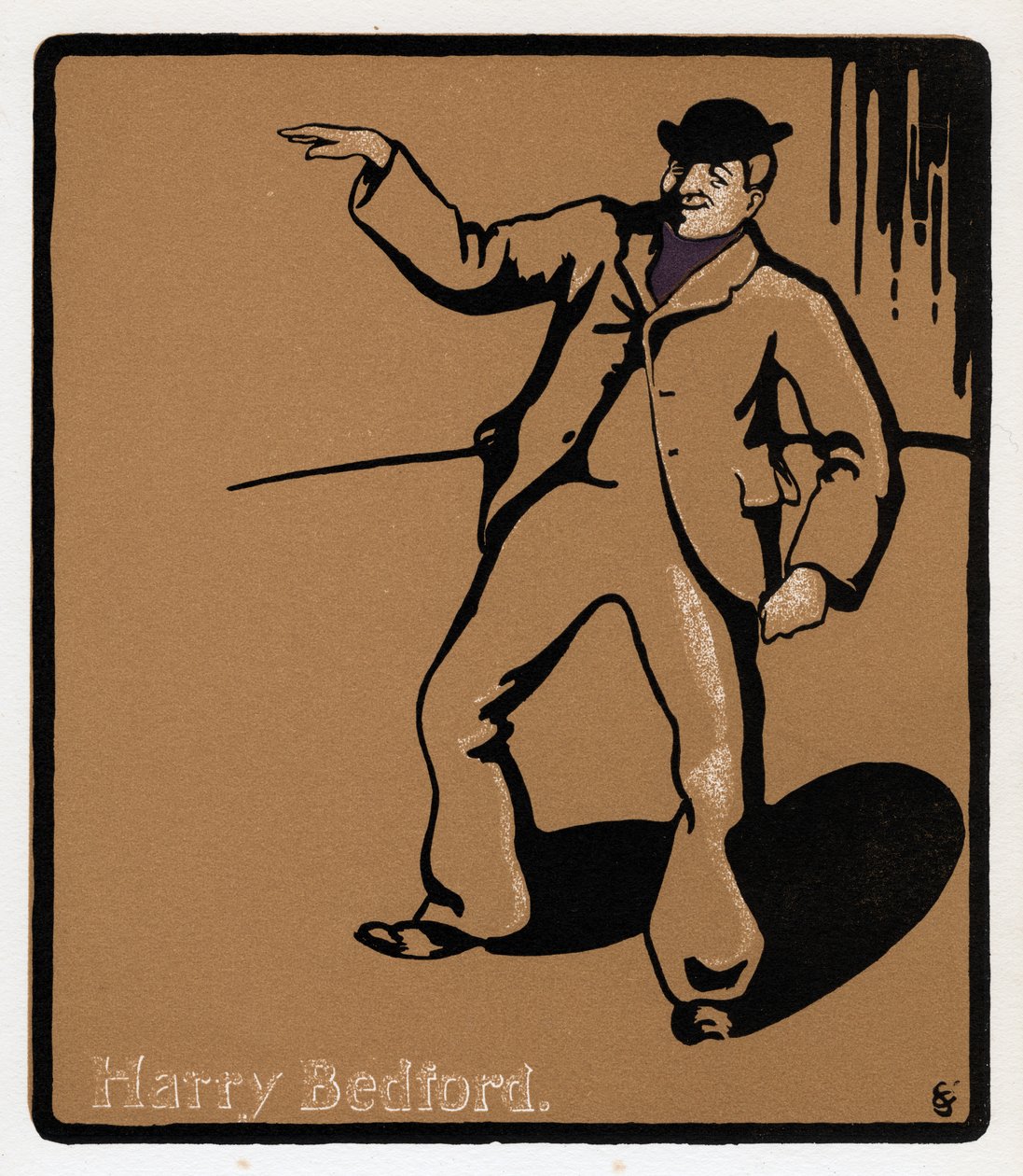 Harry Bedford, performer teatralny, koniec XIX wieku autorstwa Unbekannt