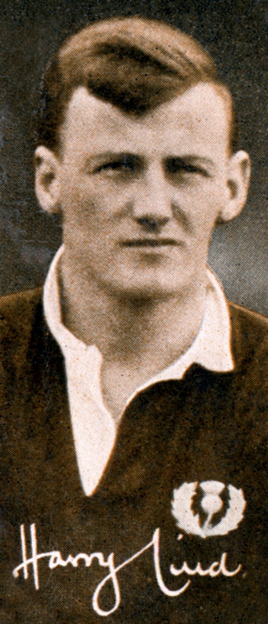 Harry Lind 1906-1986, szkocki międzynarodowy gracz rugby, 1935 autorstwa Unbekannt