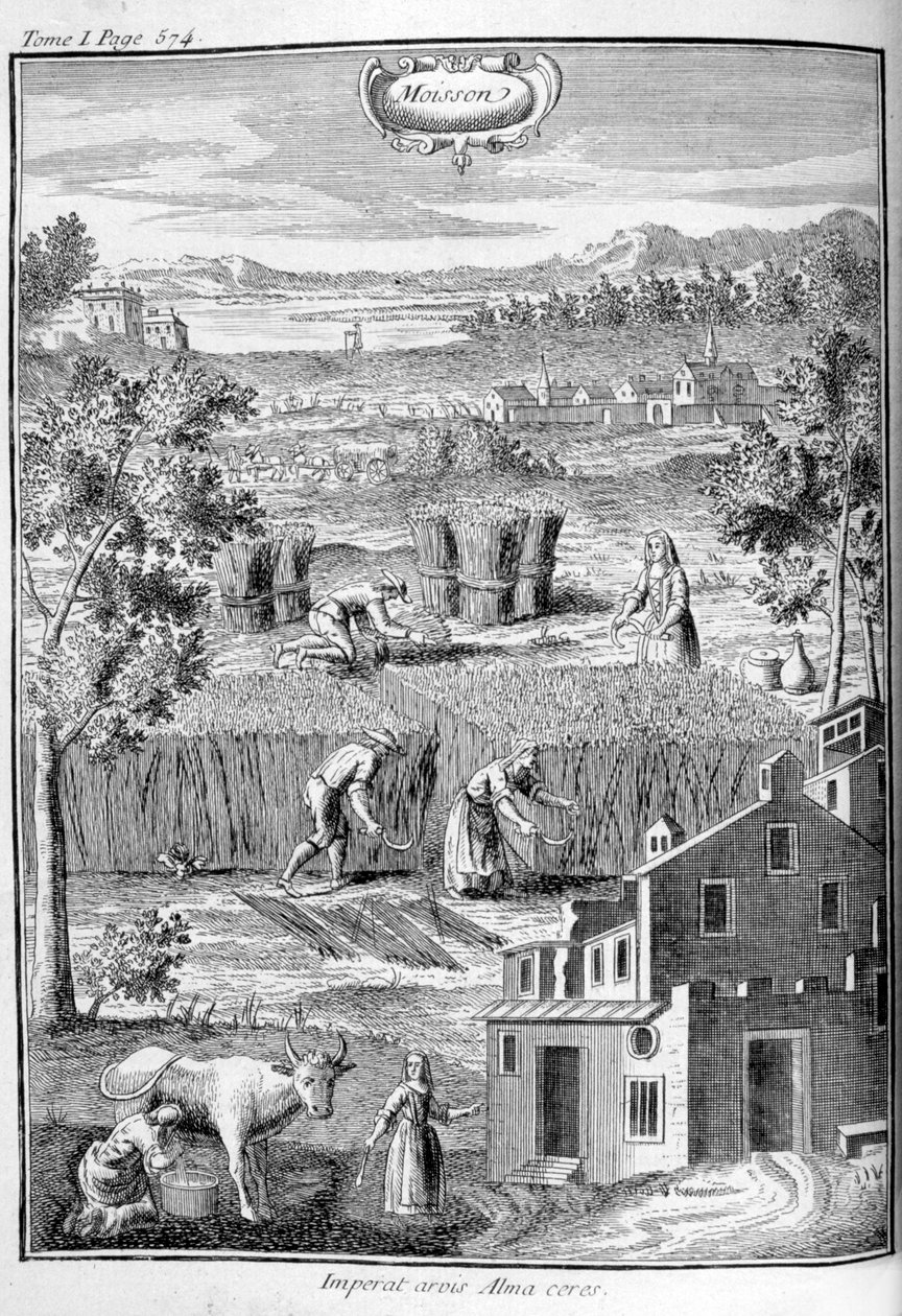 Żniwa, 1775 autorstwa Unbekannt
