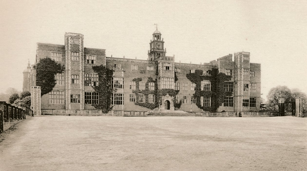 Dom Hatfieldów - front północny, XVI wiek, 1904 autorstwa Unbekannt