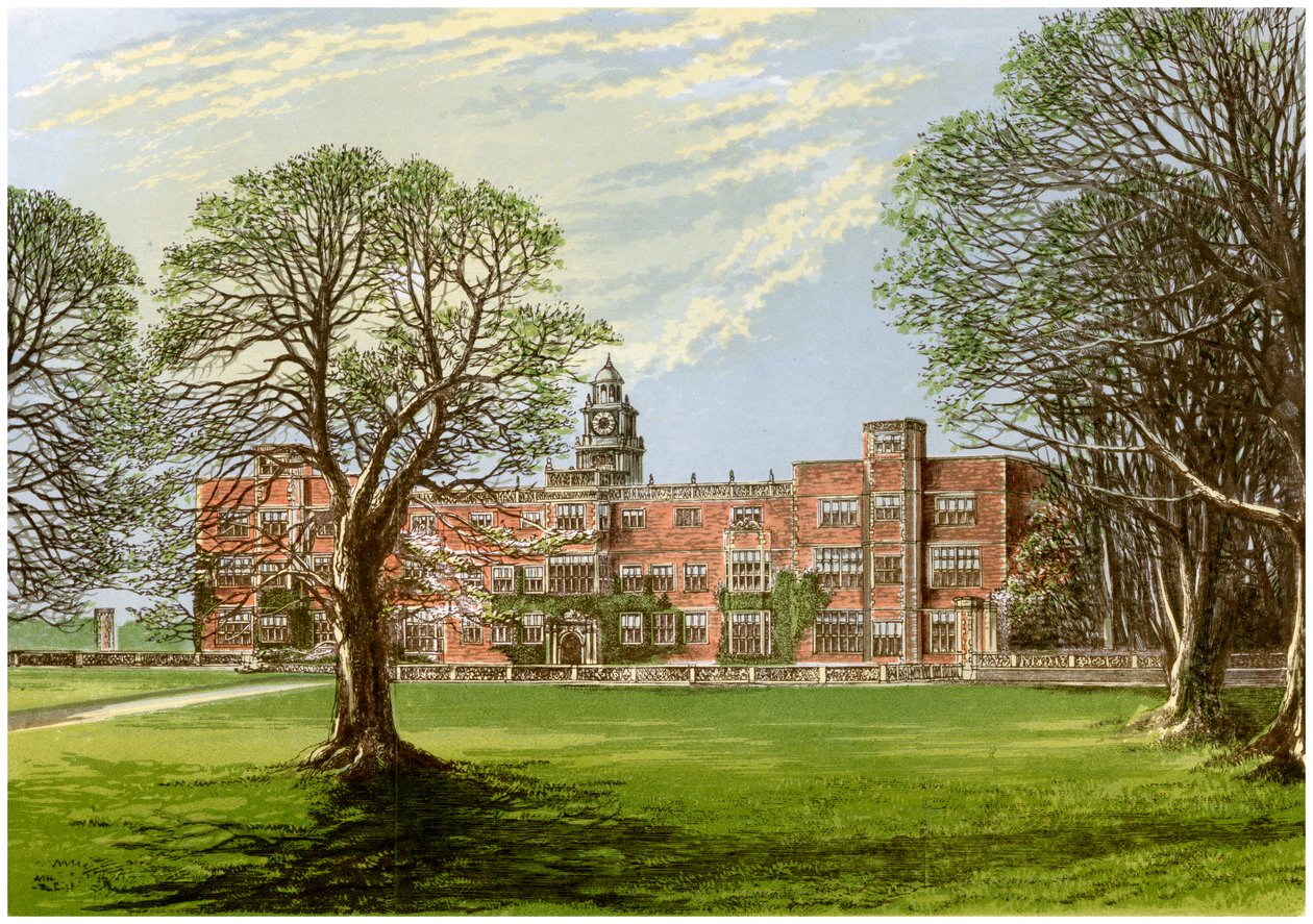 Hatfield House, Hertfordshire, dom markiza Salisbury, 1880 r autorstwa Unbekannt