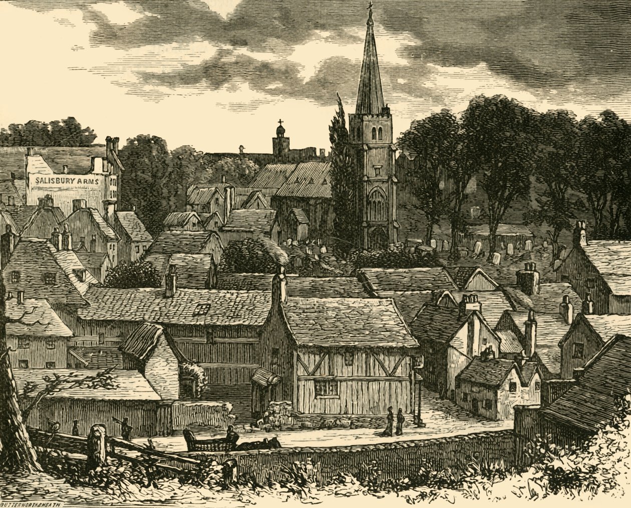 Hatfield z dworca kolejowego, 1898. autorstwa Unbekannt
