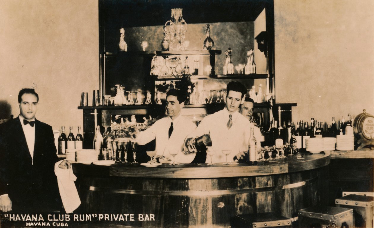 Havana Club Rum, Private Bar, Hawana, Kuba, ok. 1900 autorstwa Unbekannt
