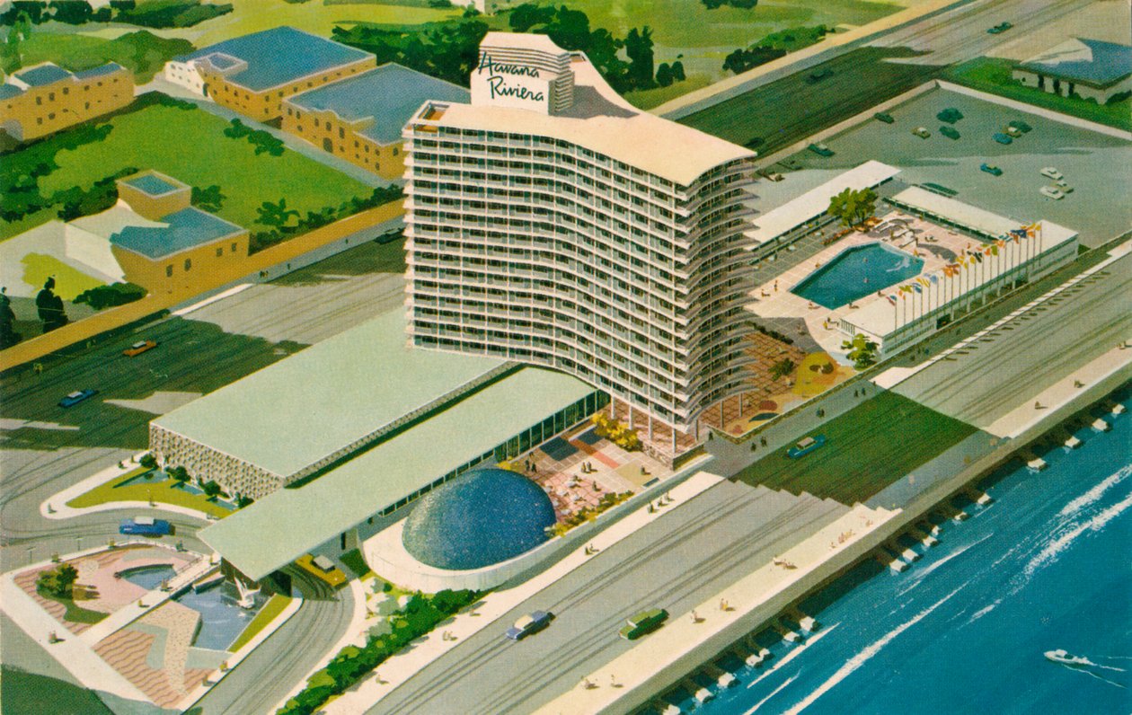 Havana Riviera Hotel, Hawana, Kuba, c1957 autorstwa Unbekannt