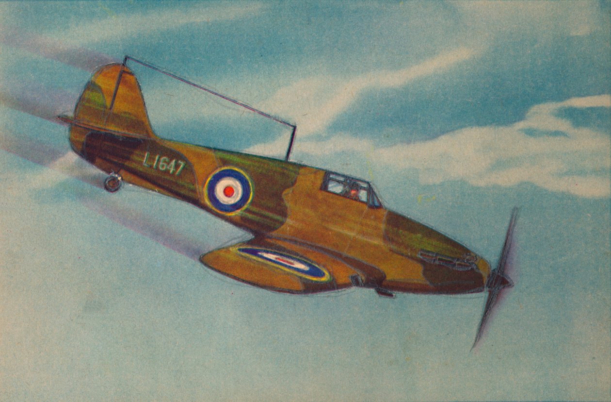Samolot myśliwski Hawker Hurricane, c1944. autorstwa Unbekannt