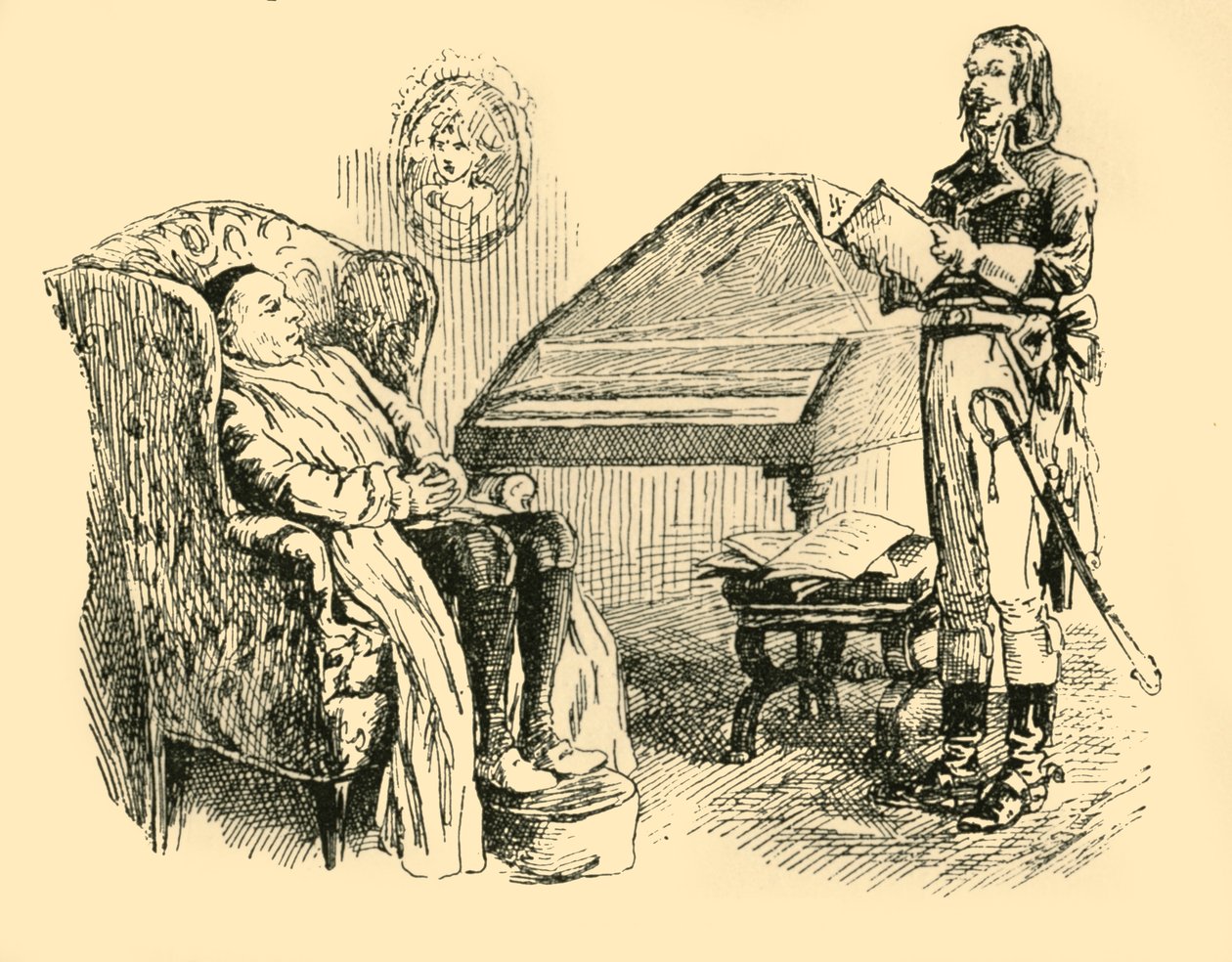 Oczy Haydna napełniły się łzami, 1907. autorstwa Unbekannt