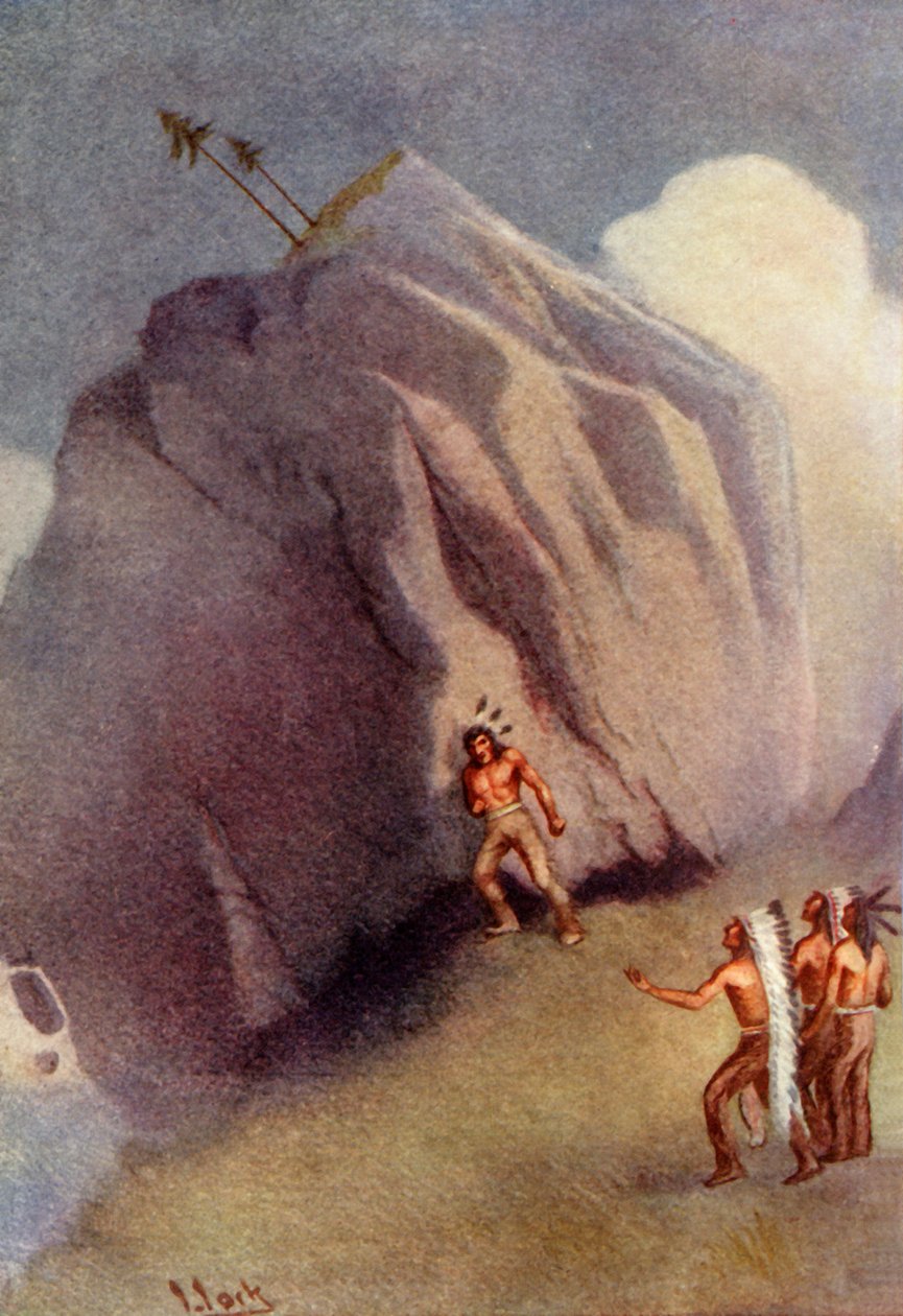 „Oparł się ramieniem o skałę”, 1914. autorstwa Unbekannt