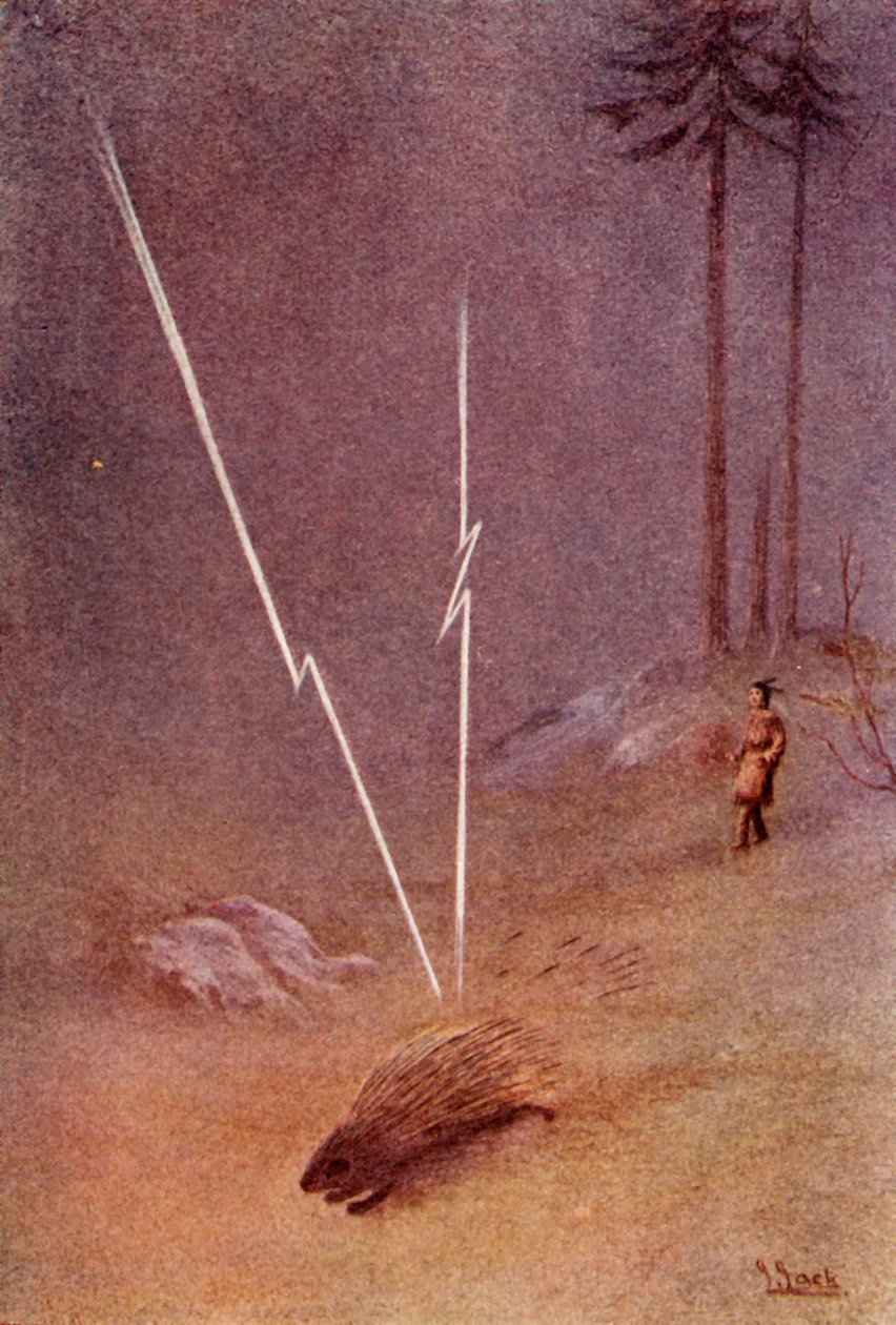 Nagle przybrał kształt gigantycznego jeżozwierza, 1914. autorstwa Unbekannt
