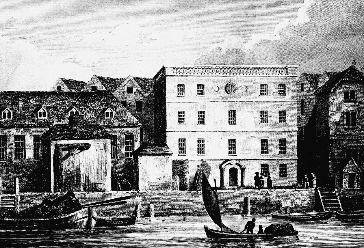 Siedziba Hanzy Kupców lub Esterlingów w Londynie, 1667 autorstwa Unbekannt