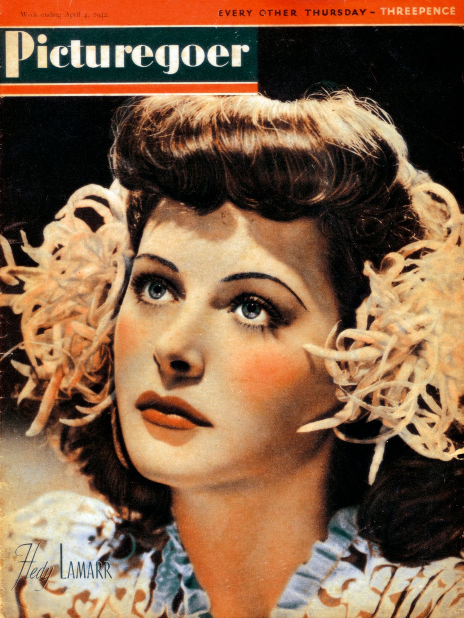 Hedy Lamarr 1914-2000, urodzona w Austrii amerykańska aktorka, 1942 autorstwa Unbekannt