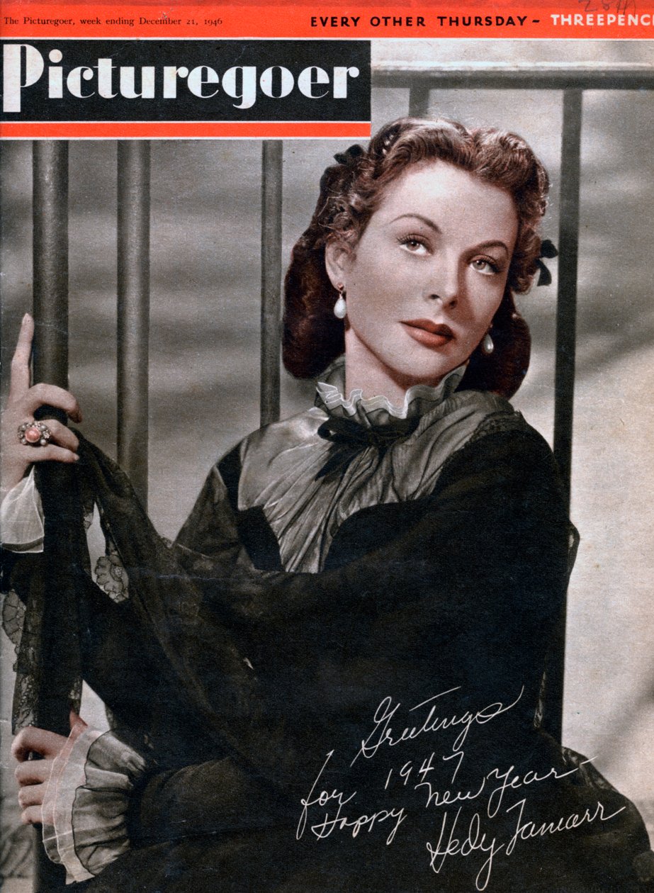Hedy Lamarr 1914-2000, urodzona w Austrii amerykańska aktorka, 1946 autorstwa Unbekannt
