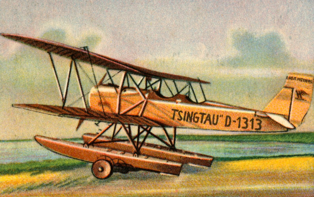 Wodnosamolot Heinkel HD 24 W Tsingtau, lata 20., 1932. autorstwa Unbekannt