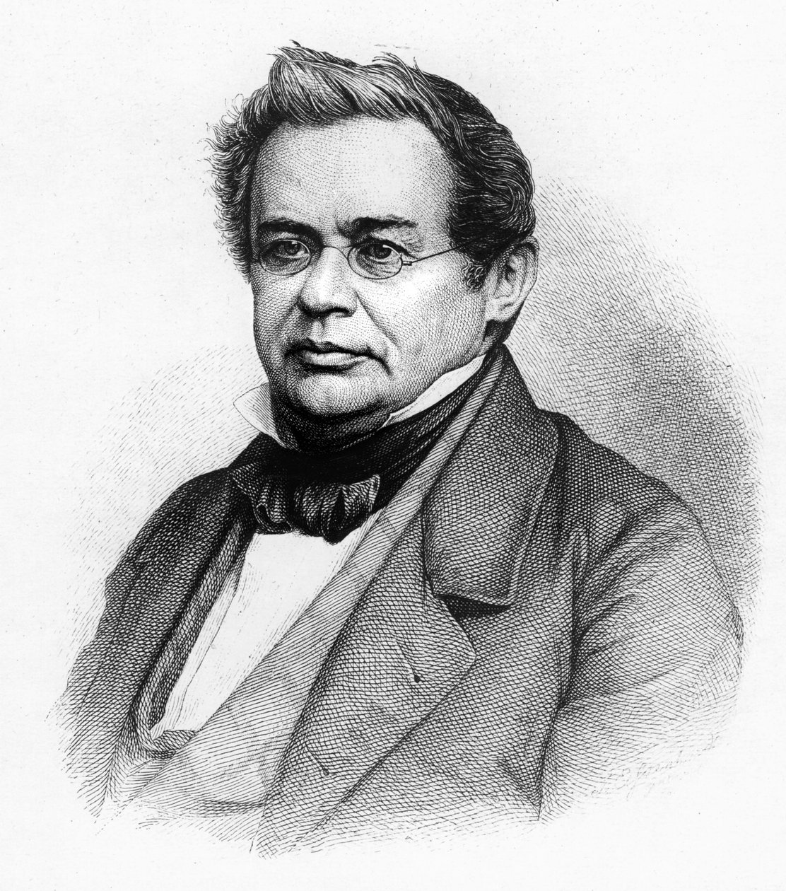 Heinrich Friedrich Emil Lenz, fizyk rosyjsko-niemiecki, XIX w. autorstwa Unbekannt