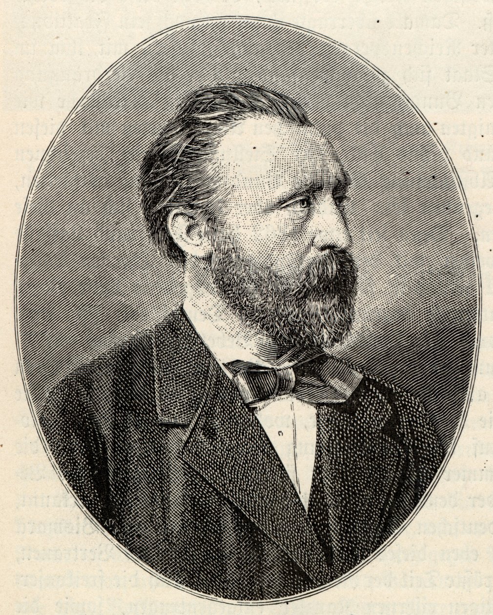 Heinrich von Stephan 1831-1897, dyrektor generalny poczty. autorstwa Unbekannt