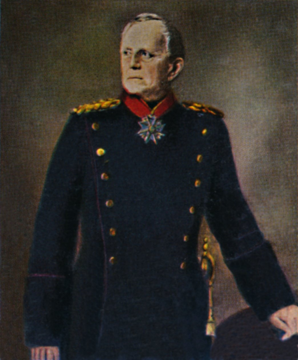 Helmuth von Moltke 1800-1891. - Obraz Lenbacha, 1934. autorstwa Unbekannt