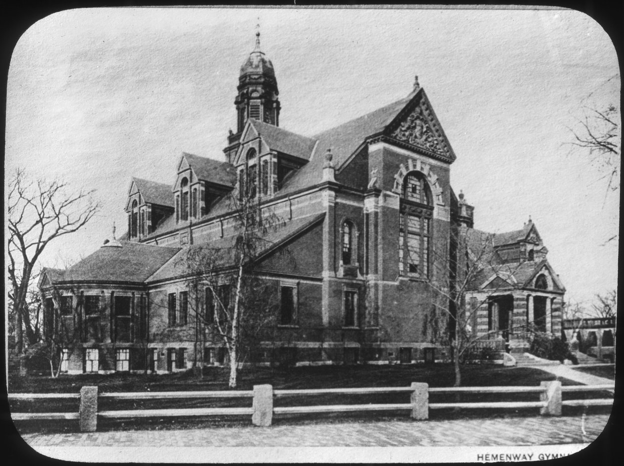 Hemenway Gymnasium, Harvard University, Massachusetts, USA, koniec XIX lub początek XX wieku autorstwa Unbekannt