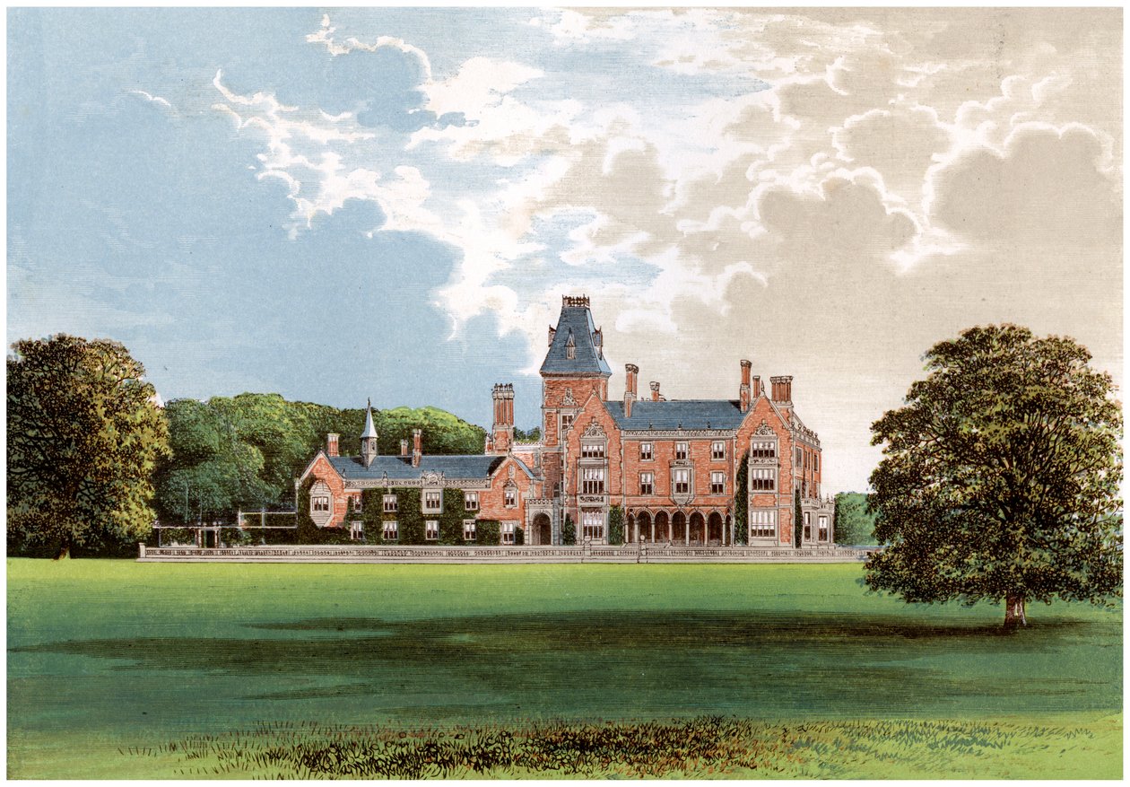 Hemsted Park, niedaleko Staplehurst, Kent, dom wicehrabiego Cranbrook, ok. 1880 autorstwa Unbekannt