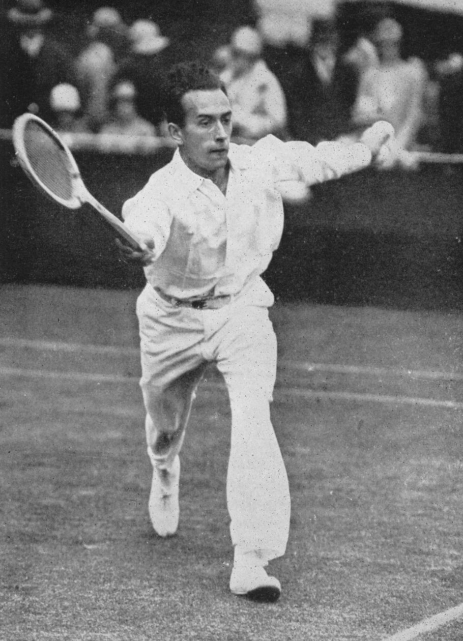 Henri Cochet, najszybszy zawodnik swoich czasów, Wimbledon, 1927 autorstwa Unbekannt