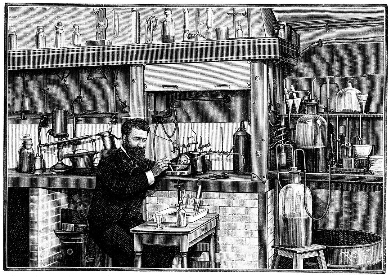 Henri Moissan, francuski chemik, c1883 1903 autorstwa Unbekannt