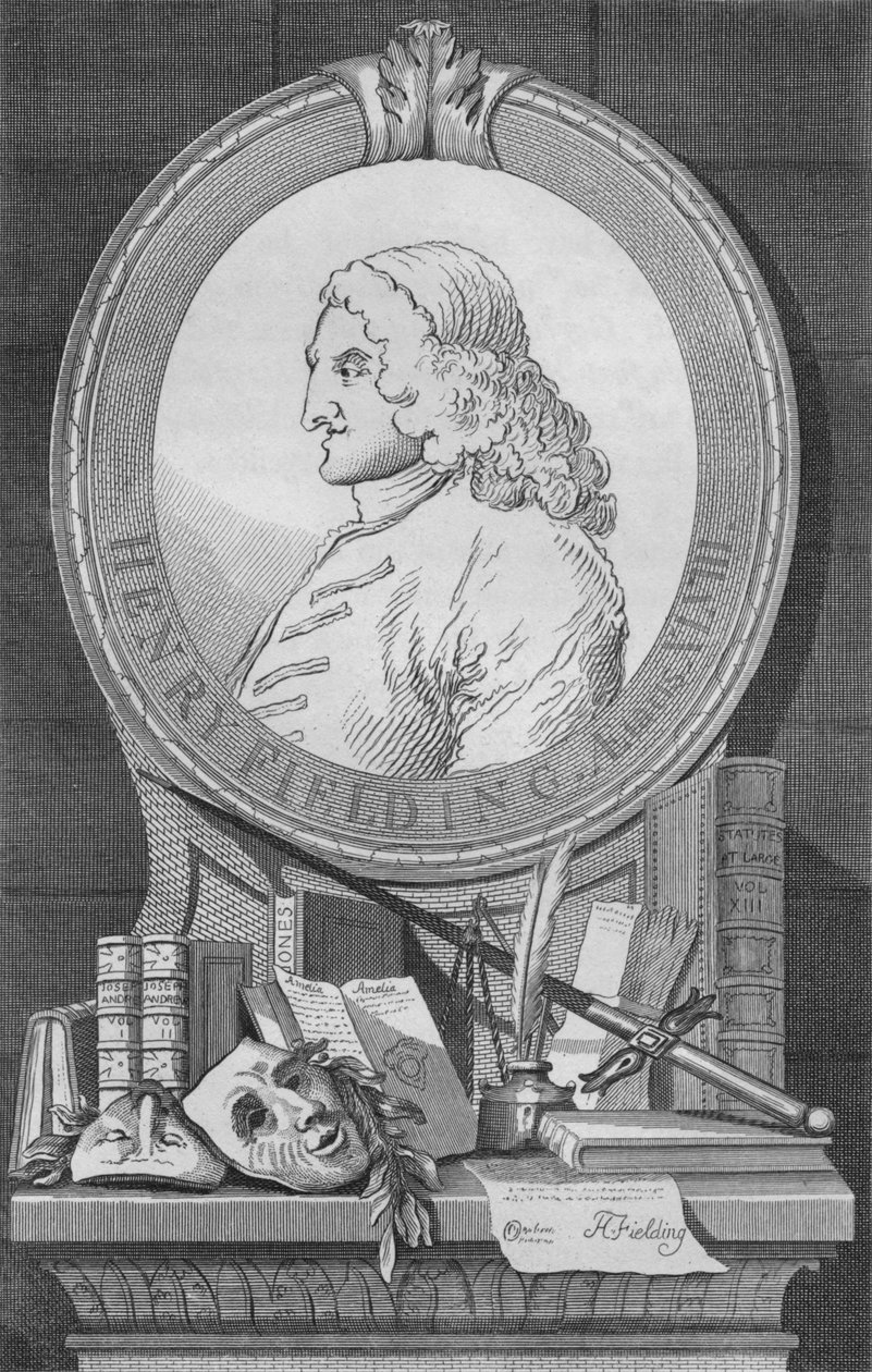 Henry Fielding, ok. 1754, 1827 r. autorstwa Unbekannt