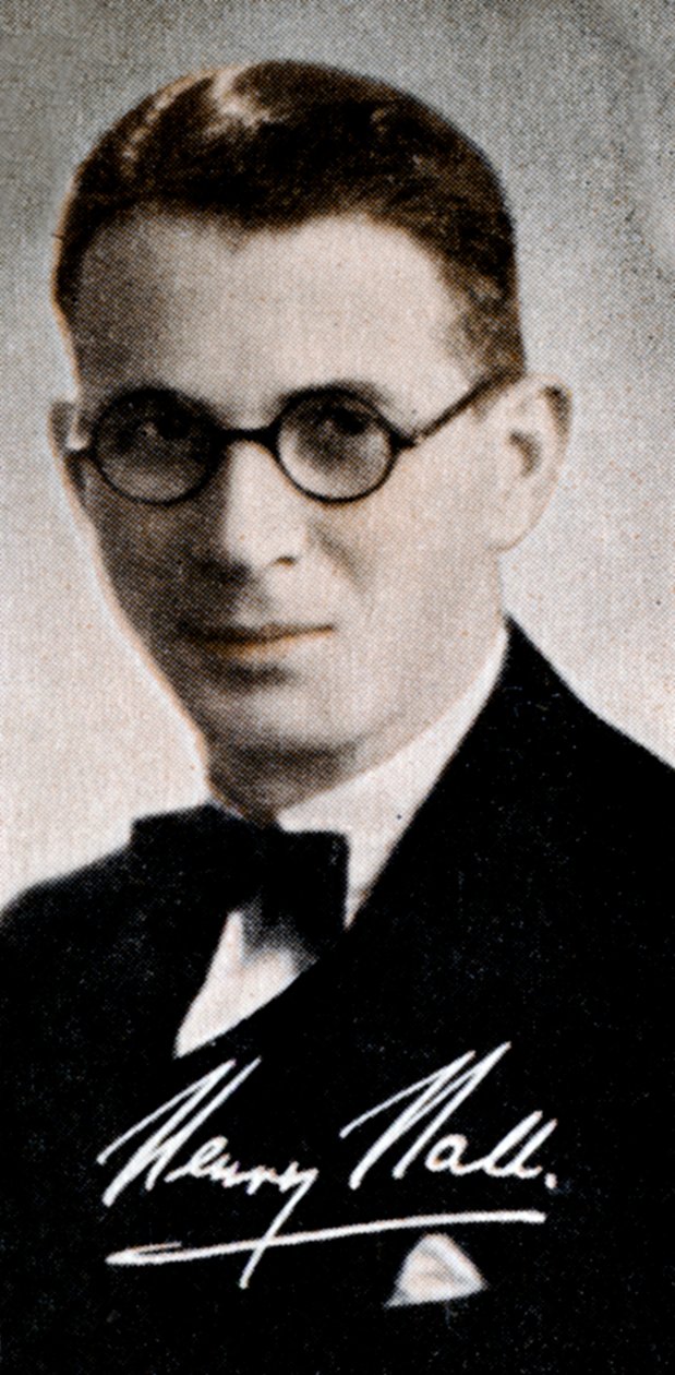 Henry Hall 1898-1989, angielski lider zespołu, 1935 autorstwa Unbekannt