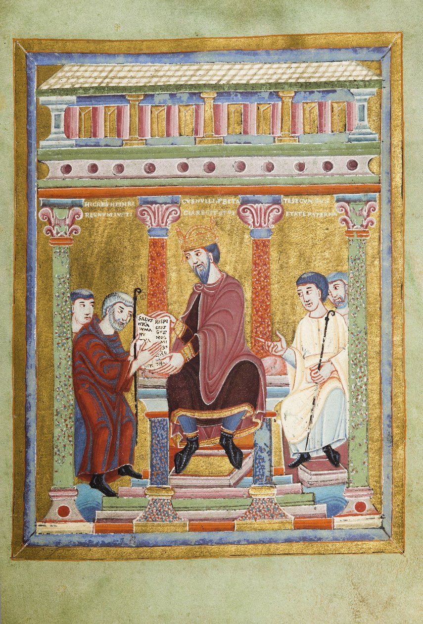 Henryk III, Ewangeliarz Świętego Cesarza Rzymskiego dla Henryka III, 10391043 autorstwa Unbekannt