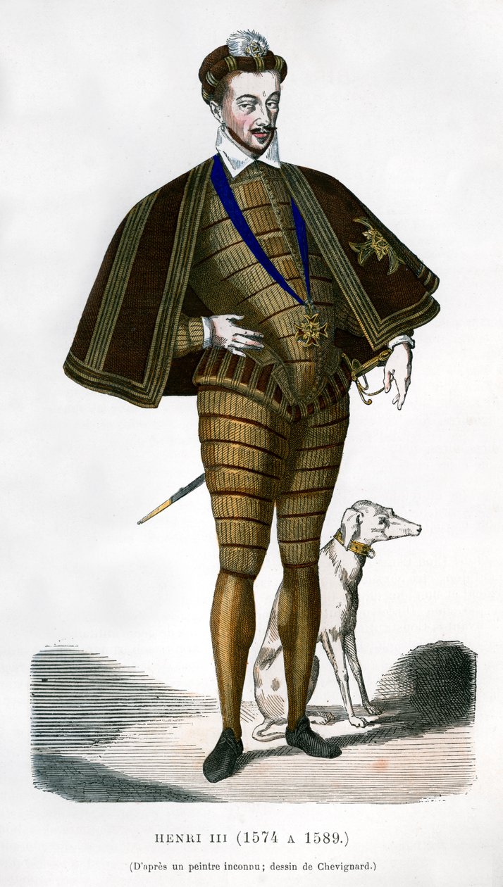 Henryk III, król Francji, XVI wiek 1882-1884 autorstwa Unbekannt