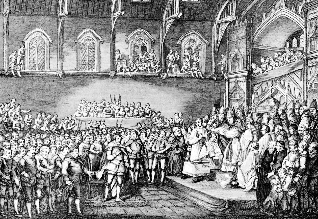 Henryk III odnawiający Magna Carta w 1253 1905 autorstwa Unbekannt