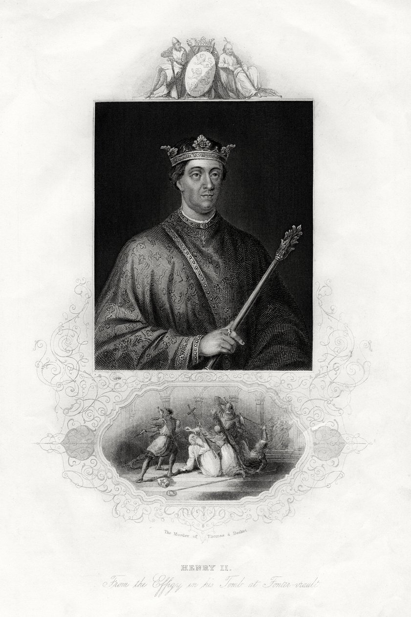 Henryk II, król Anglii, 1860 autorstwa Unbekannt