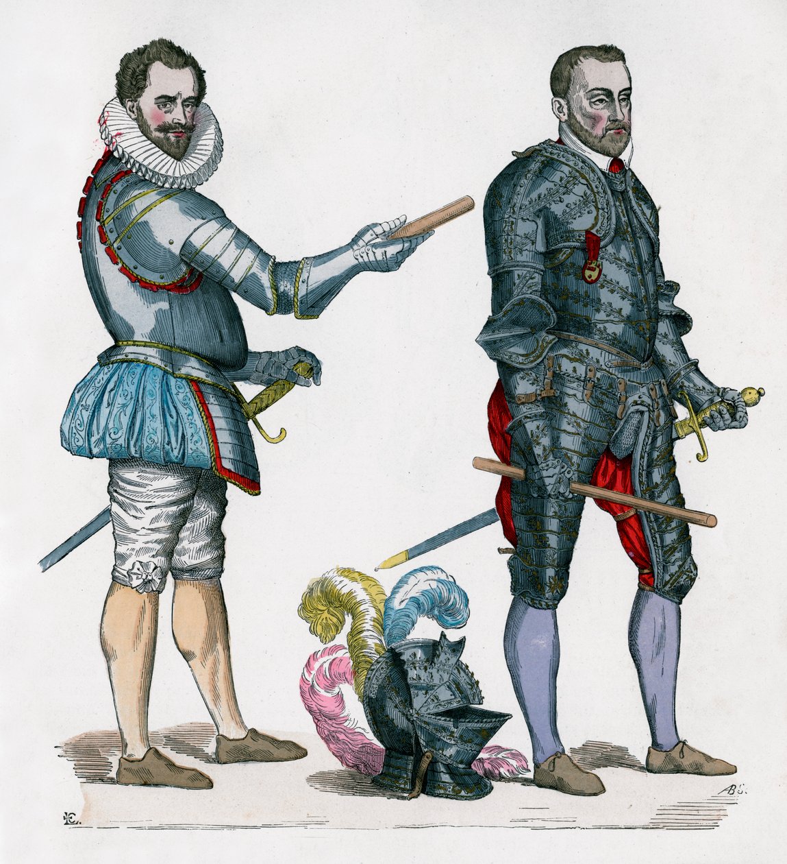 Henryk I, książę Guise, 1580 i Francis de Montmorency, 1576 1882-1884 autorstwa Unbekannt