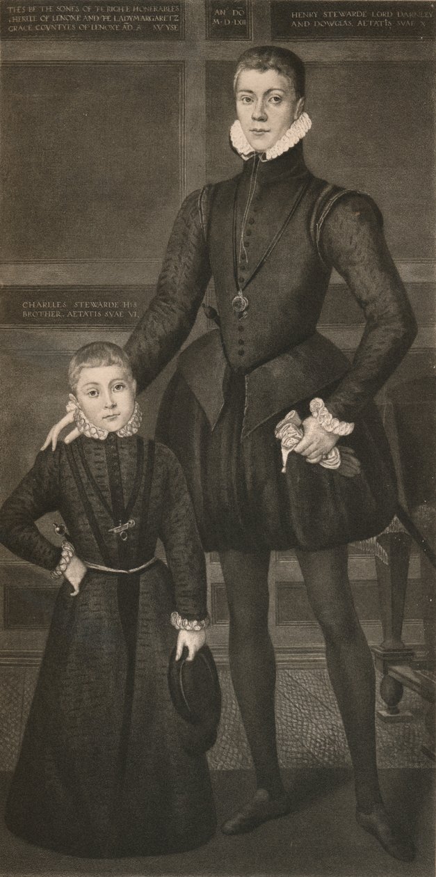 Henry Lord Darnley i jego brat Karol, ok. XVI w., 1904 r autorstwa Unbekannt