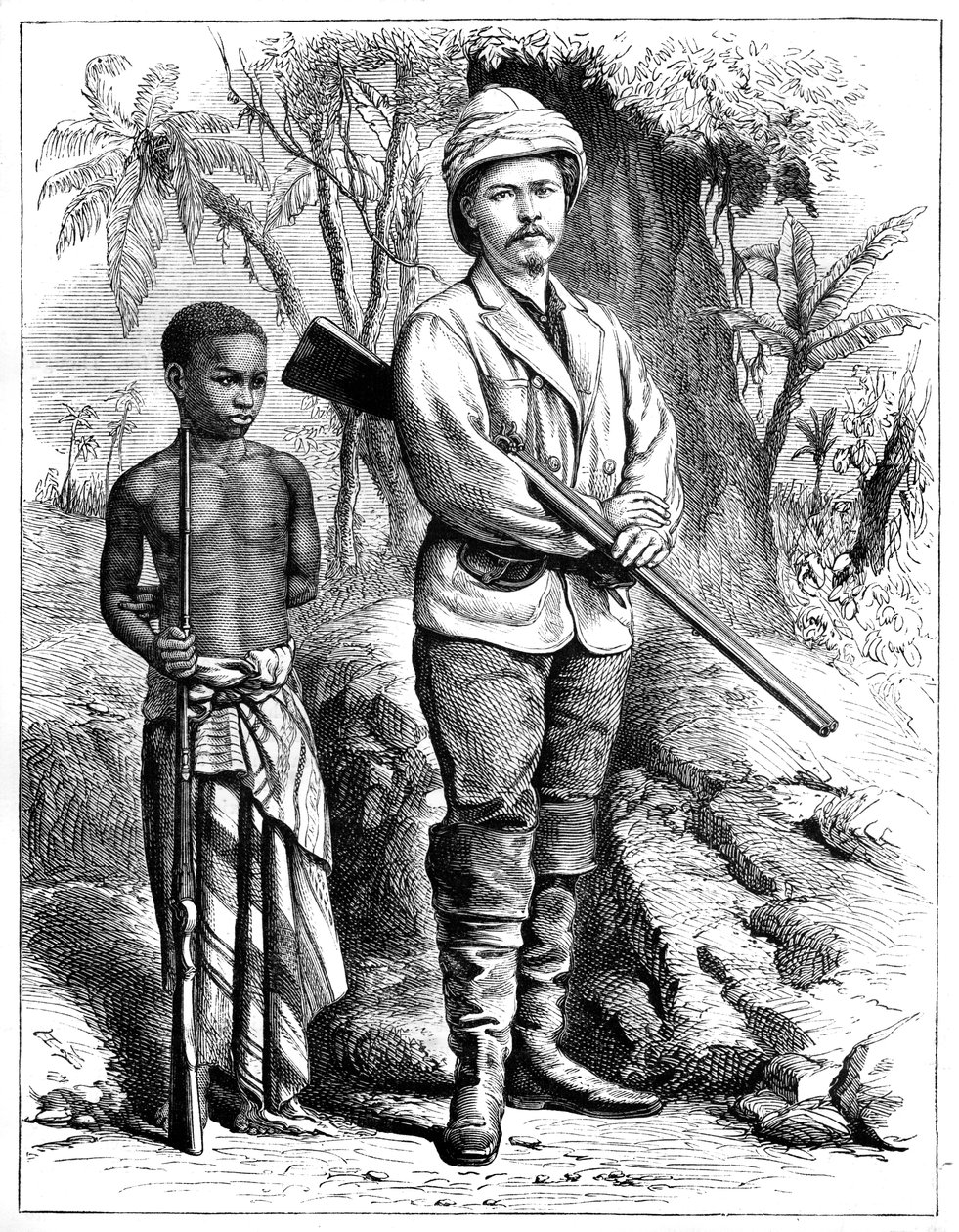 Henry Morton Stanley 1841-1904, walijski dziennikarz i odkrywca, XIX wiek autorstwa Unbekannt