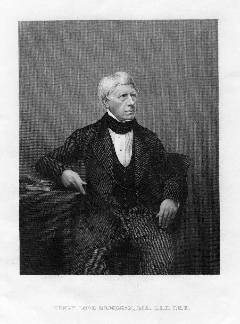 Henry Peter Brougham, Baron Brougham and Vaux, urodzony w Szkocji brytyjski prawnik i polityk autorstwa Unbekannt