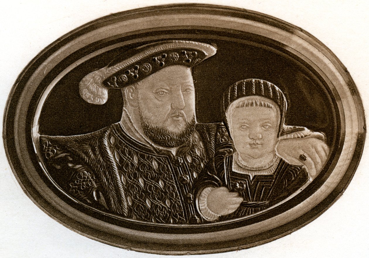 Henryk VIII i książę Edward, 1902 autorstwa Unbekannt