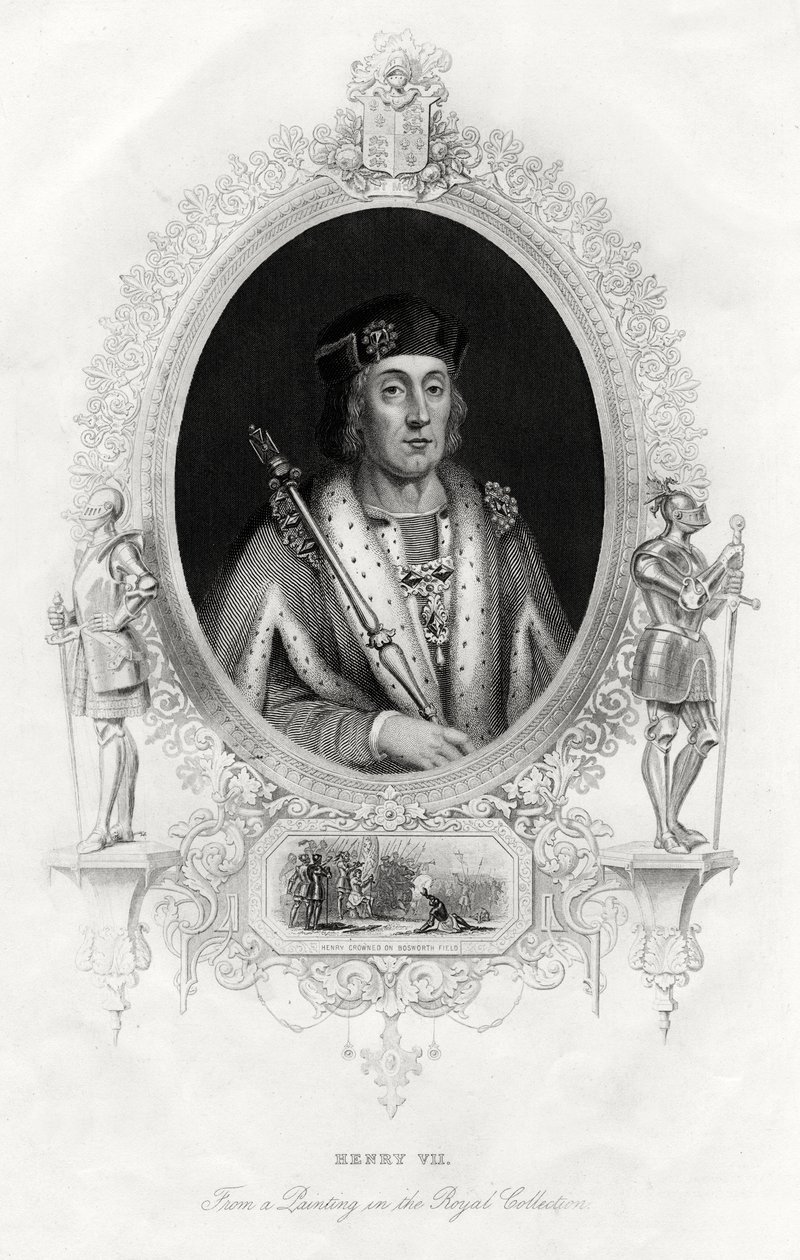 Henryk VII, pierwszy król Anglii z czasów Tudorów, 1860 r autorstwa Unbekannt