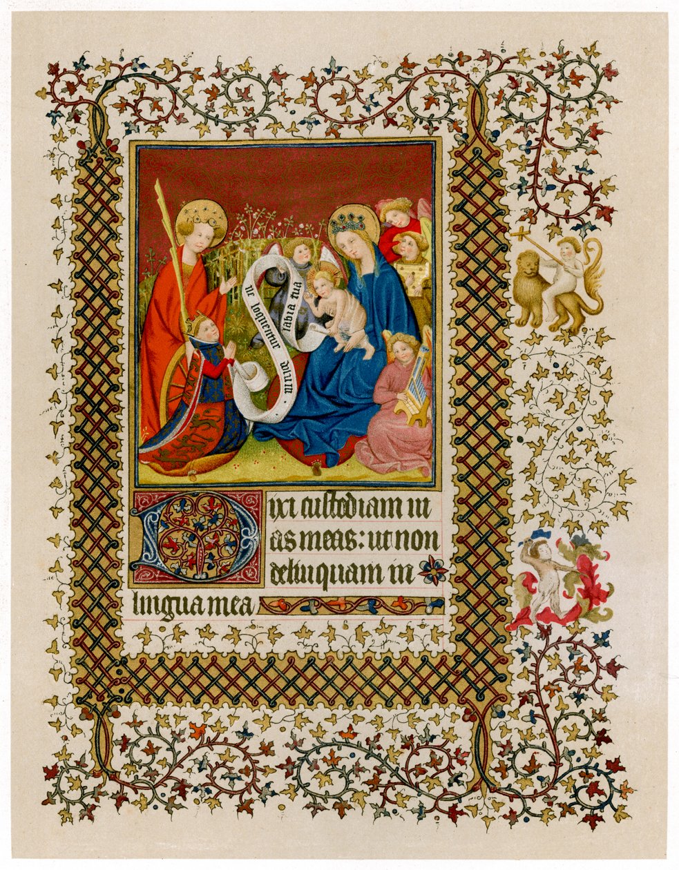 Henryk VI przed Dziewicą z Dzieciątkiem, c1420 autorstwa Unbekannt