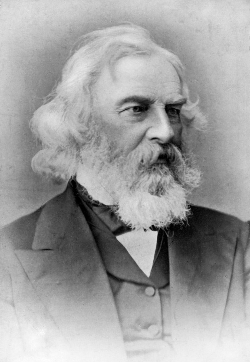 Henry Wadsworth Longfellow, amerykański poeta i nauczyciel, koniec XIX wieku autorstwa Unbekannt